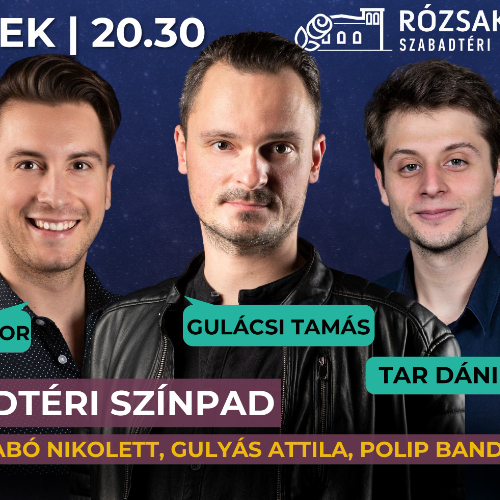 A 3 TENOR nyári koncertje a Rózsakert Szabadtéri Színpadon