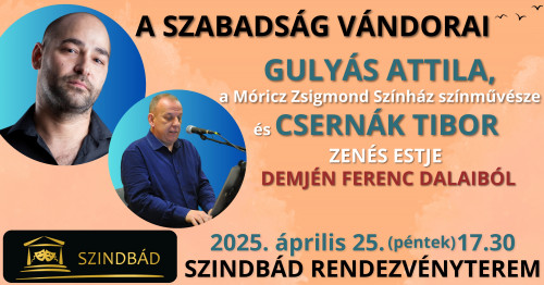 A szabadság vándorai a Szindbád Rendezvényteremben
