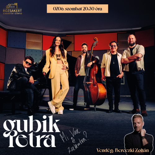 Gubik Petra koncertje is színesíti idén a Rózsakerti fellépők sorát